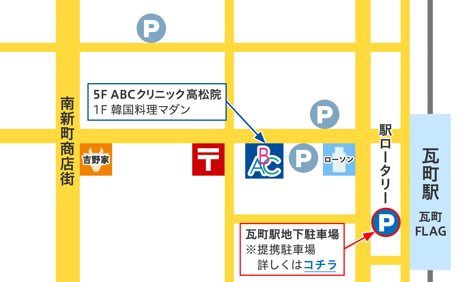 地図の案内図